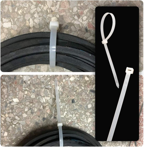 1000 Pack 4 inch KOOWIN Nylon Plastic Cable Zip Ties Small Wire Wraps White...