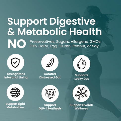 Akkermansia Muciniphila Probiotics for Digestive Health - 5 Billion TFU Akkermansia Probiotic for Leaky Gut Repair and Immunity, Prebiotics and Pr...