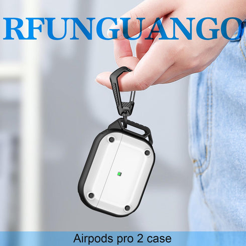 AirPods Pro 2nd Generation Case Cover with Cleaner Kit,Powerful Drop Protection, Magnetic Lid, for AirPod Gen 2 Charging Case 2023/2022/2019,White...