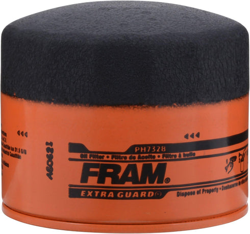 FRAM Extra Guard PH7328, 10K Mile Change Interval Spin-On Oil Filter...