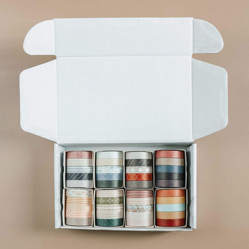 Knaid 40 Rolls of Slim Washi Tape Gift Box Set, Decorative Paper Tapes 10 mm Wide for Scrapbooking, DIY Arts and Crafts, Bullet Journal, Planner, ...
