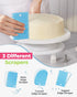 Kootek 32-Piece Piping Bags and Tips Set with 24 Icing Piping Tips, 2 Reusable Pastry Bags 12 Inch, Reusable Piping Icing Bags and Tips, Cake Deco...
