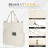 Women's Canvas Tote Bag Fashion Crossbody Handbag Large Capacity Travel Satchel...