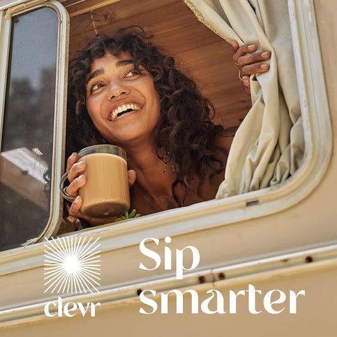 Clevr Blends Handheld Milk Frother, Stirrer, Mixer and Wisker for Coffee, Tea, Latte, Cappuccino, and Hot Chocolate Drink Prep and Fast & Easy Foa...