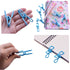 30 Pcs 2 Inch Blue Chip Clips, PVC Coating High Elasticity Strength Clothes Pins, Food Clips and Bag Clips...