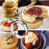 8 Pieces English Muffin Rings Crumpet Rings 3.15 Inch Stainless Steel Double Rolled Tart Ring Nonstick Metal Round Ring Mold for Kitchen Cooking B...