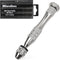 21 Pieces Pin Vise Hand Drill Bits Set Include Hand Drill Pin Vise Spiral Rotary Tool with 20 Pieces 0.3-1.6 mm Micro Twist Drill Bits for Resin C...