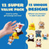 JOYIN 36 Pack Mini Animal Plush Toy Assortment (36 Units 3" Each),Bulk Stuffed Animals Party Favors for Kids, Small Animals Plush Keychain Decorat...