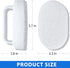 Handle Bath Tub Scrubber, Non Scratch Bathroom Scouring Pad, Bathtub Scrubber Soap Scum Remover for Shower Tile Grout Sink Pool Step & Corner, Hea...