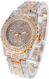 Smalody Round Luxury Women Watch Crystal Rhinestone Diamond Watches Stainless Steel Wristwatch Iced Out Watch with Japan Quartz Movement for Women...