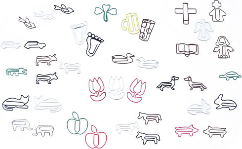 Alligator Gator or Crocodile Shaped Paper Clips Great for Paper Clip Collectors or Office Gift - Comes in Round Tin with Lid and Gift Box (100 Cou...