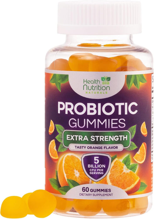 Daily Probiotic Gummies for Women & Men, Extra Strength 5 Billion CFU Daily Probiotics Gummy Supplement, Vaginal Health Gummies, Urinary, Immune, ...