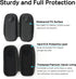 HUAYUWA Portable Travel Carrying Case Storage Bag Compatible for Insta360 X4 Action Camera Waterproof Mini Protective Case Hard PU Shell Box Acces...