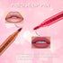 Lip Stain Pen, Velvet Matte Lip Marker, Hydrating and Waterproof Formula, Smooth Longlasting Natural Lipstick Pen Quick Drying Lip Color, 2-in-1 L...