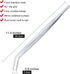 MSY BIGSUNNY Kitchen Cooking Tweezers Culinary Curved Tip Tongs (1, 12")...