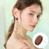 Ximalun Wood Earring Studs for Jewelry Making,90Pcs Wooden Earring Posts for Earring Findings Oval Wood Earring Pin Studs with Loop with Ear Backs...