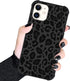 KANGHAR Case Compatible with iPhone 11,Black Leopard Design,Tire Texture Non-Slip +Shockproof Rugged TPU Protective Case for iPhone 11 6.1 Inch (2...