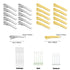 Cayway 29 PCS Resin Molds DIY Hair Pin Casting Mold Set Kit Includes 4 PCS Hair Clip Mould Strip Silicone Jewelry Molds and 24 PCS Metal Clip for ...
