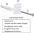 Mirror Hanging Kit, 20 Pieces Clear Plastic Mirror Holder Clips with Mounting Screws and Rawl Plugs...