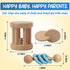 Montessori Toys for Babies 0-6 Months and 6-12 Months - Eco-Friendly Wooden Baby Toy for Sensory Stimulation, Skill-Building, and Cognitive Growth...