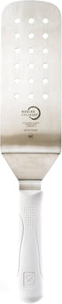 Mercer Culinary Millennia Perforated Turner, 8 Inch x 3 Inch Blade, White Handle...