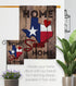 Texas Flag State Banner Home Sweet Home Decor Indoor Wall Art Patio Lawn Front Porch Room Decorations Outdoor Tapestry Yard Garden Sign Indoor Ame...