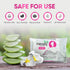 Hygiene Feminine Wipes - Canopy Wipes ALMA 100% Biodegradable, pH Balanced Body and Hand Cleansing Cloths for Women w/Aloe - Great Wet Wipes for W...