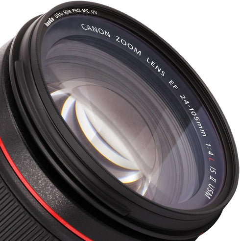Haoge 77mm Ultra Slim MC UV Protection Multicoated Ultraviolet Lens Filter for Canon 70-200mm f/2.8L, 17-40mm f4L, 100-400mm f/4.5-5.6L, 24-105mm ...