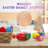 Easter Basket Stuffers, Set of 6 Easter Eggs, Wooden Percussion Musical Shaker Egg for Toddlers Kids Babies Boys Girls Valentines Day Christmas Gi...