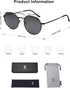 SOJOS Round Polygon Polarized Sunglasses for Women Men Retro Classic Vintage Shades SJ1157...