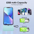 Small Portable Charger 5200 mAh for iPhone,Compact PD 3.0A Power Bank with Built-in Cable,USB C Mini Battery Pack Compatible with iPhone 15/15 Plu...