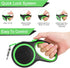 UrbanX Retractable Dog Leash for Large and Strong Breed Dogs with Anti-Slip Handle 24ft Strong Nylon Tape One-Handed Brake Pause Lock - Green...