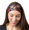 RiptGear Stretch Sport Headband for Women (Dark Unique) — Made of Non-Slip Sweat Wicking Fabric — Great for Yoga, Running or The Gym — Soft Headba...