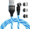 Statik GloBright 360 Magnetic Charging Cable, Light Up Charging Cable, Magnetic USB C Charging Cable, LED Charging Cable, Magnetic Charger Cable, ...