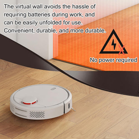 Magnetic Boundary Strips Portable Robot Vacuum Cleaner Magnetic Wall Stripe Limit The Active Area of Robot Vacuum Cleaners...