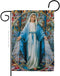 Our Lady of Grace Home Banner Wall Art Patio Lawn Porch Room Small Flag Outdoor Tapestry Yard Sign Catholic Gift Jesus Easter Religious Christian ...