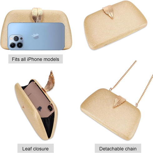 Evening Clutch - Small Clutch Purses for Women Wedding and Party, Women's Evening Handbags Formal Evening Bag...