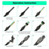 VCELINK RJ45 Connectors Tool Free Cat 8, Shielded RJ45 Modular Plugs 40 Gbps 2000MHz PoE++, Reusable Easy CAT 8 Termination for 23 AWG-22 AWG LAN ...