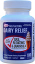 Fast Acting Lactase 180 Caplets Generic Lactase Fast Act 9000 FCC Units per Caplet...