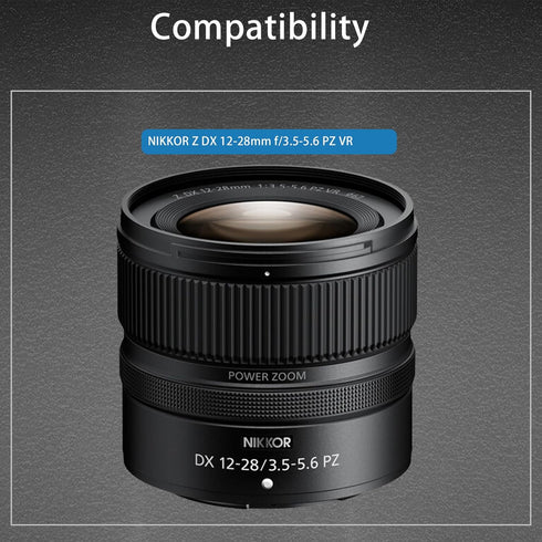HB-112 Lens Hood Shade for NIKKOR Z DX 12-28mm f/3.5-5.6 PZ VR Replacement of HB-112...