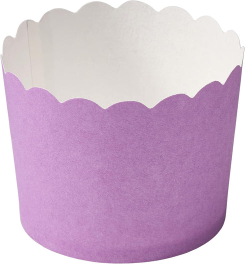 DecoPac Lilac Scalloped Baking Cups, Pack of 50, Perfect For Delicious Cupcakes, Delicate Scalloped Edge, 50 Oven Safe Cupcake Cases,50 Count(Pack...