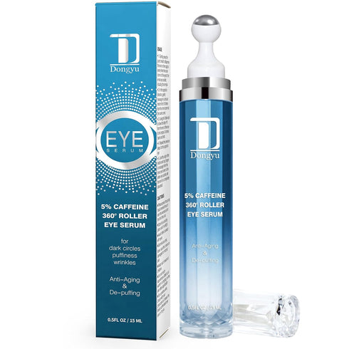 Caffeine Eye Cream for Dark Circles: Under Eye Cream Morning Skincare - Daily Eye Serum for Eyelids Puffiness...