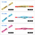 Nilight - 50027R 250 PCS Heat Shrink Spade Connectors Quick Disconnect Wire Connectors Electrical Spade Terminals Heat Shrink Fully Insulated Male...