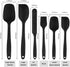 Silicone Spatula, 6 pieces Heat Resistant Rubber Spatulas Set for Baking, Cooking and Mixing Kitchen Utensils Seamless One Piece Spatula with Stai...