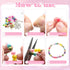 TOAOB 1680pcs Pearl Beads for Jewelry Making 24 Colors Round Pearl Beads with Holes 6mm Loose Spacer Beads for DIY Crafts Necklaces Bracelets and ...