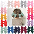 32PCS/16Colors 3.5 Inches Baby Girls Hair Bows Clips Alligator Clips Felt Woolen Hair Barrettes Hair Accessories for Toddlers Infants Kids and Lit...
