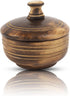 Decorative Rustic Wooden Sugar Bowl With Lid Wide Mouth Candy Treat Jar Spice Jar Holder Condiment Nuts Serving Bowl Pot Salt Spice Herb Loose Lea...