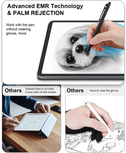 EMR Stylus for Remarkable 2 Pen with Eraser - Replacement Pen for Remarkable 2 Tablet, Digital Pens with 4096 Pressure Level, Palm Rejection Compa...