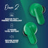 Skullcandy Dime 2 In-Ear Wireless Earbuds, 12 Hr Battery, Microphone, Works with iPhone Android and Bluetooth Devices - Dark Blue/Green...