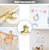 Self Adhesive Metal Clips, 12 Pcs Upgrade Strong Self-Adhesive Clips for Hanging and Organization, Spring Clip for Paper Poster Tapestry Photo Wal...